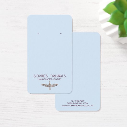 Elegantes graues Blue Bird-Logo (Schreibtisch)