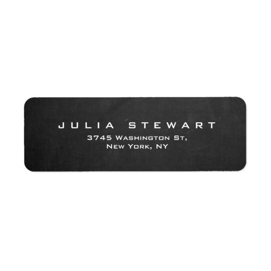 Elegantes graues Chalkboard Beruflich Moderne (Vorne)