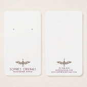 Elegantes graues Lavendel-Vogelschwarm-Display (Vorne & Hinten)