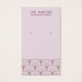 Elegantes graues Lavendelmuster (Vorderseite)