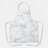 Elegantes graues Marmor Modernes Schürze (Vorderseite)