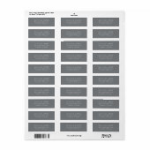Elegantes graues Minimaldesign (Vorne)