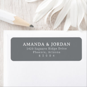 Elegantes graues Minimalistisches Design