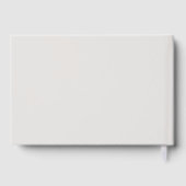 Elegantes graues Pencil geätztes Twig-Brautparty Gästebuch (Rückseite)