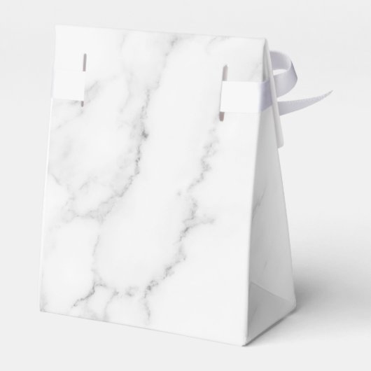 Elegantes Graumarmor-Muster-Brautparty Geschenkschachtel (Rückseite)