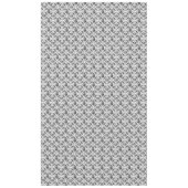 Elegantes, graviertes französisches Schwarzes Flor Tischdecke (Vorderseite)