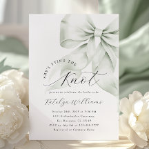 Elegantes Green Bow-Brautparty