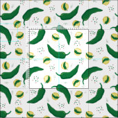 Elegantes Green Chile Muster Stoff (Kachel)