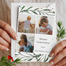 Elegantes Green Foliage Gold Confetti Wasserfarbe