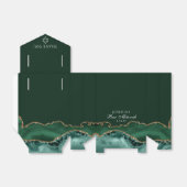 Elegantes Green Gold Bar Mitzvah Party Geschenkschachtel (Ungefaltet)