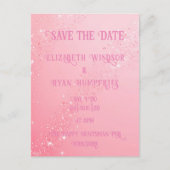 Elegantes Green Sparkle Design für Hochzeiten Postkarte (Vorderseite)