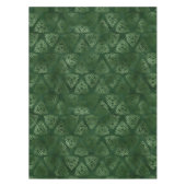 Elegantes Green und Gold Irish Celtic Muster Tischdecke (Vorderseite)