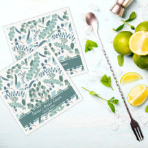 Elegantes Greenery Custom Brautparty