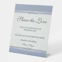 Elegantes Grenz-Hochzeitplakatzeichen