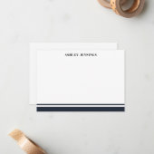 Elegantes grenzübergreifendes Personalisiertes Bus Mitteilungskarte (Vorderseite/Rückseite Beispiel)