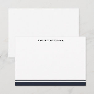 Elegantes grenzübergreifendes Personalisiertes Bus Mitteilungskarte