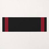 Elegantes griechisches Muster auf schwarz Yogamatte (Rückseite (Horizontal))