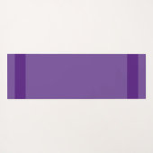 Elegantes griechisches Muster auf Violet Yogamatte (Rückseite (Horizontal))