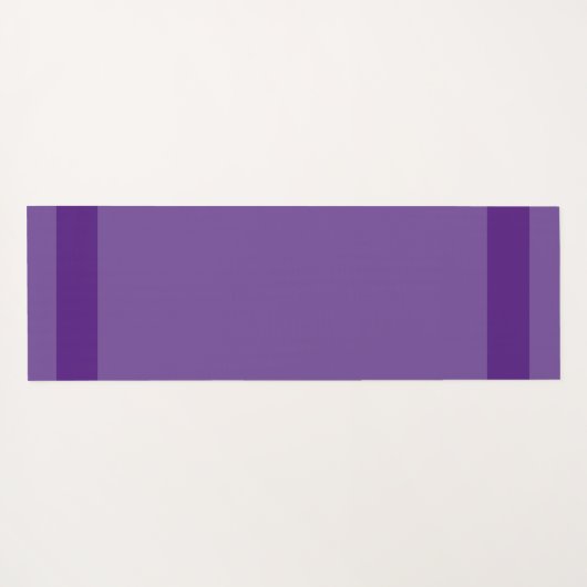 Elegantes griechisches Muster auf Violet Yogamatte (Rückseite (Horizontal))
