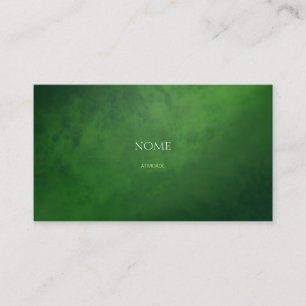Elegantes Grün 3 Visitenkarte
