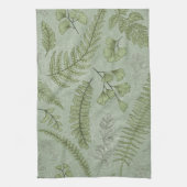 Elegantes Grün des Wassers Geschirrtuch (Vertikal)