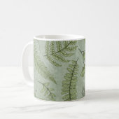 Elegantes Grün des Wassers Kaffeetasse (Vorderseite Links)