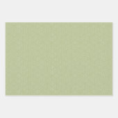 Elegantes Grün, einfach und minimales Geschenk Geschenkpapier Set (Vorderseite 3)