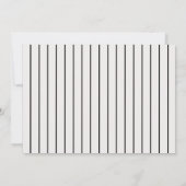 Elegantes Grün Einladung (Rückseite)