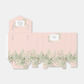 Elegantes Grün Foliage Brautparty Rosa Geschenkschachtel (Ungefaltet)