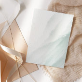 Elegantes Grün Goldenes Brautparty Einladung