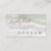 Elegantes Grün und Grau Treuekarte (Vorderseite)