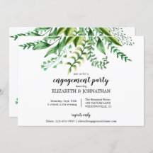 Elegantes grünes botanisches