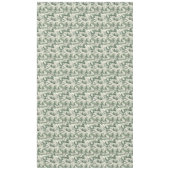 Elegantes Grünes Städtchen mit Schneegebiet Tischdecke (Vorderseite)