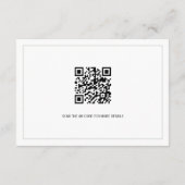 Elegantes grünes Wappen - Einzelheiten zur Hochzei Begleitkarte (Rückseite)