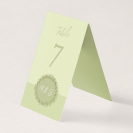 Elegantes grünes Watercolor Personalisiert