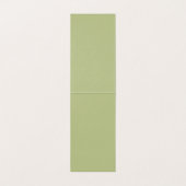 Elegantes grünes Watercolor Personalisiert (Innenseite Aufgefaltet)