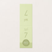 Elegantes grünes Watercolor Personalisiert (Außenseite Aufgefaltet)