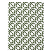 Elegantes grünes Weihnachtsbaummuster festlich wei Tischdecke (Vorderseite)