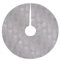 Elegantes, gurt-Rose-Gold und Graue Ananas-Muster