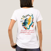 Elegantes Gymnast im Retro Art Museum T-Shirt (Rückseite)