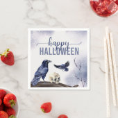 Elegantes Halloween Adult Party Wasserfarbe Gotisc Serviette (Beispiel)