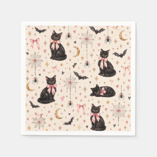 Elegantes Halloween-Chic Grusel-Saison Serviette