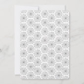 Elegantes Halloween Geburtstagsfest - Spiderweb Einladung (Rückseite)