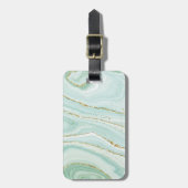 elegantes handgemaltes flüssiger Marmor-Design mit Gepäckanhänger (Vorderseite vertikal)