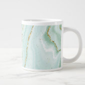 elegantes handgemaltes flüssiger Marmor-Design mit Jumbo-Tasse (Rechts)