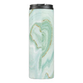 elegantes handgemaltes flüssiger Marmor-Design mit Thermosbecher (Rückseite)