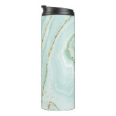 elegantes handgemaltes flüssiger Marmor-Design mit Thermosbecher (Nach rechts gedreht)