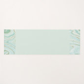 elegantes handgemaltes flüssiger Marmor-Design mit Yogamatte (Vorderseite (Horizontal))