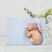 Elegantes handgeschriebenes Skript | 2 Foto Vielen (Stehend Vorderseite)