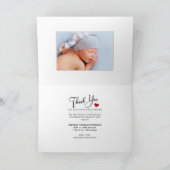 Elegantes handgeschriebenes Skript | 2 Foto Vielen Karte (Innenseite)